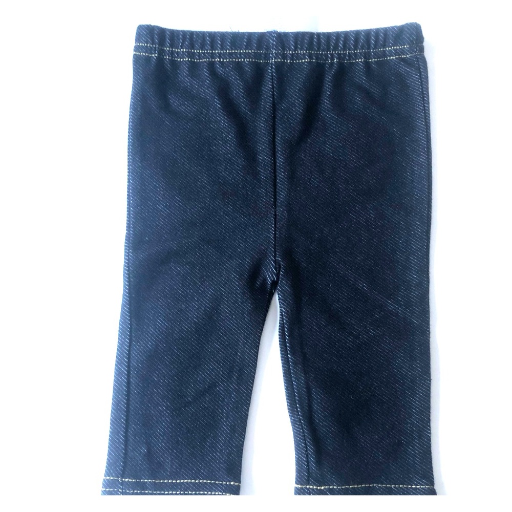 Stretchy “jeans”legging for 0-3 months old girl